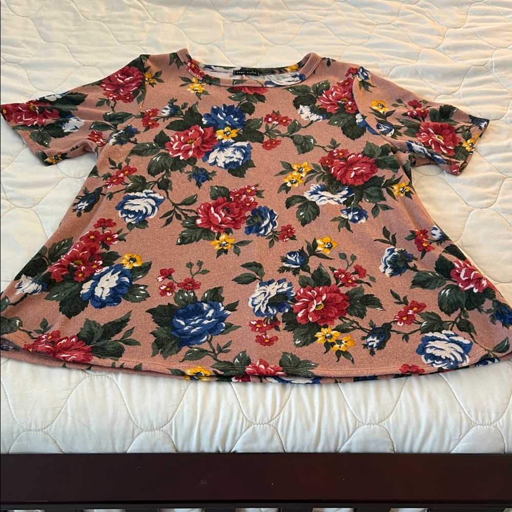 Modcloth Floral Blouse - Multicolor